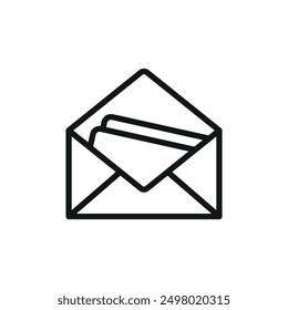 Envelope stationary icon vector design templates simple and modern concept