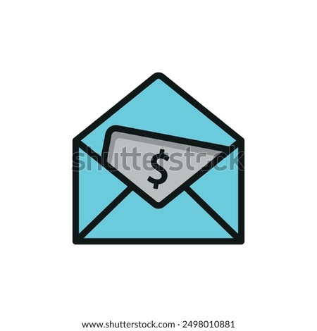 Envelope stationary icon vector design templates simple and modern concept