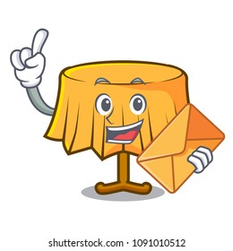 With envelope table cloth character cartoon
