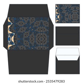 modelo de envelope com ilustração batik