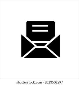 Envelope template Icon Vector Surel. Email icon message