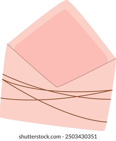 Envelope With Threads Vector Illustration