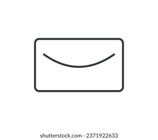 Envelope Unique Styled Outline Icon Design | Mail Clip art, Graphics