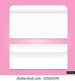 Envelope with valentine postcard