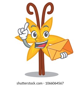 Envelope vanilla character cartoon style
