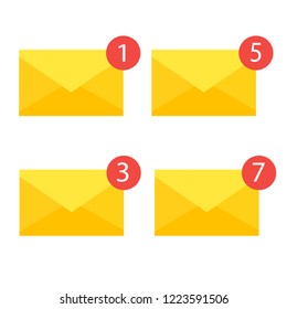 
the envelope. vector