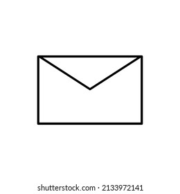 Envelope vector. Business concept. Mail service concept. Vector illustration. stock image.