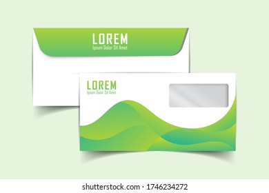 Envelope vector design. digital hand drawn. Paper envelope set isolated on white background, vector illustration. Stationery Template Design Kit.