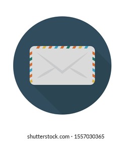 envelope vector flat colour icon 
