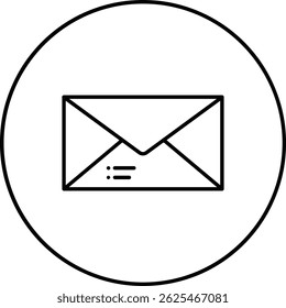 Envelope vector icon. Can be used for printing, mobile and web applications.