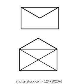  envelope vector icon, eps 10