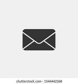 envelope vector icon flat isolated sign