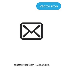 Envelope vector icon, illustration symbol