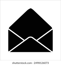 Umschlag, Vektorsymbol, Zeilenvorlage