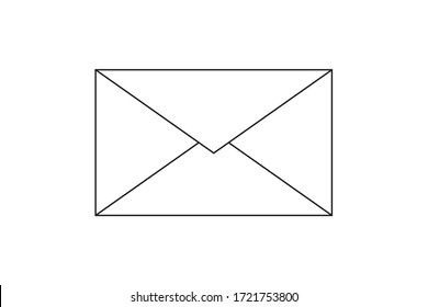 Envelope vector icon. Mail icon. 