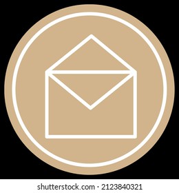 Umschlag, Vektorsymbol-Symbol. einzelne grafische Illustration