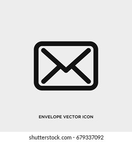 Envelope vector icon / envelope symbol / envelope icon vector / envelope vector illustration