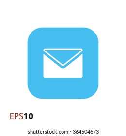Envelope vector icon for web and mobile