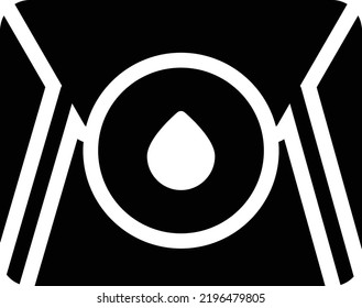 Umschlag, Vektorgrafik auf transparentem Hintergrund. Hochwertige Symbole. Glyphen Vektorsymbole für Konzept und Grafikdesign.