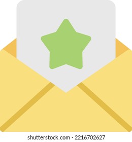 envelope Vector illustration on a transparent background. Premium quality symmbols. Line Color vector icons for concept and graphic design.