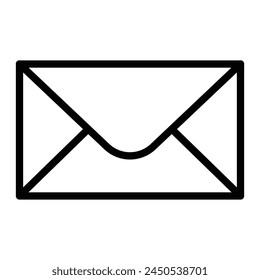 Envelope Vector Line Icon Design