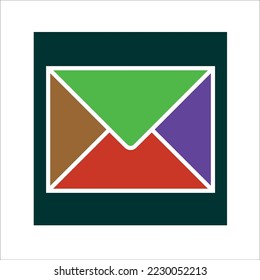 envelope vector logo design letter icon symbol