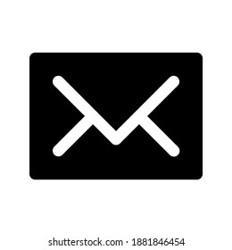envelope vector, message icon symbol suitable for user interface and any purposes. isolated on white background