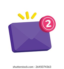 Ícones de estilo de vetor de envelope. Arquivo EPS 10.