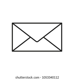 Envelope white icon