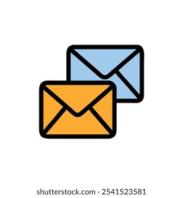 Umschlag-E-Mail-Symbol, Vektorgrafik-Stil