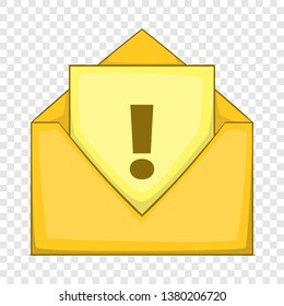 Envelopel icon. Flat illustration of envelope vector icon for web