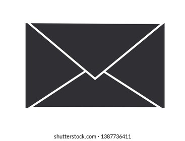 Envelope,mail and message icon , grey