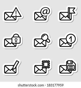 Envelopes Icons as Labels Vol2