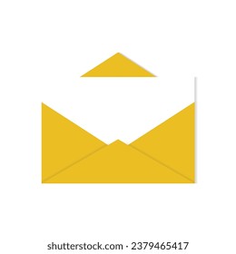 envelopes with letter. Correspondence, message concept. Vector illustration
