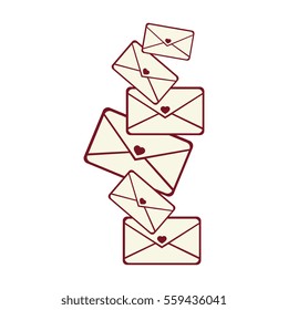 envelopes love card icon
