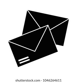envelopes mail isolated icon