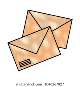 envelopes mail isolated icon