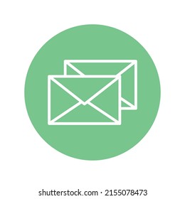 Envelopes Vector icon which is suitable for commercial work and easily modify or edit it

