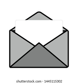 Envelopes vector on white background