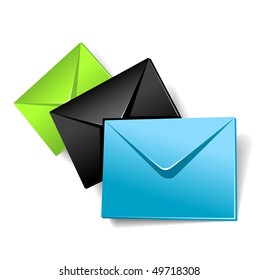 Envelops icon isolated. Vector illustration
