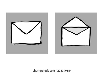 Envelops vector illustration