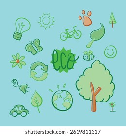 enviornment nature eco friendly elements backgrund eco texture background