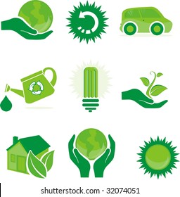 Enviromental Care Icons