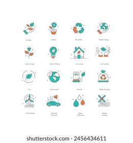 Enviromental Ecology Vector Illustration Icon Design