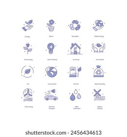Enviromental Ecology Vector Illustration Icon Design