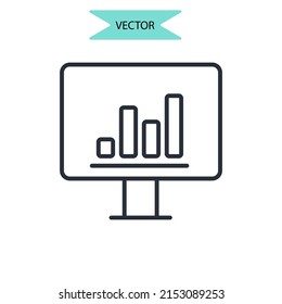 environment analysis icons  symbol vector elements for infographic web