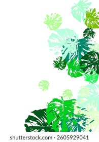 Environment Backdrop. Leaves dancing in the autumn wind