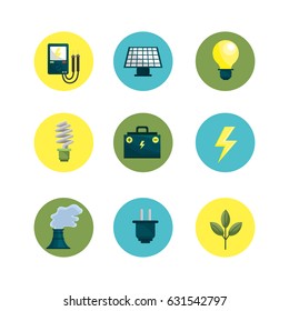 environment button icons, care for the planet