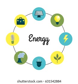 environment buttons icons to care planet
