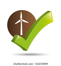 environment concept with eco energy vector illustration eps 10